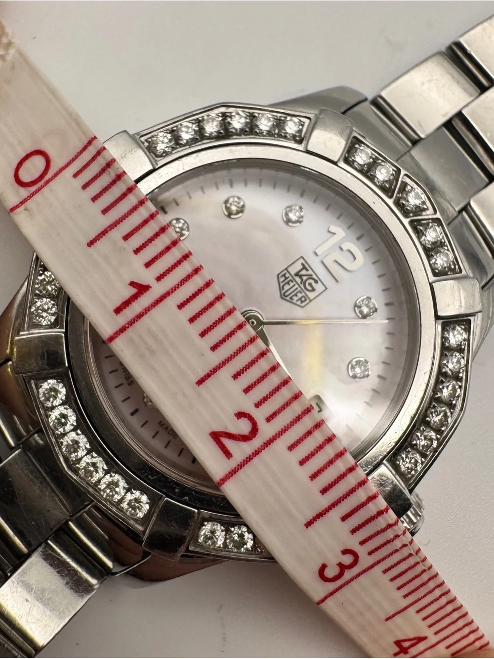 TAG Heuer Aquaracer Pink MOP Diamond watch